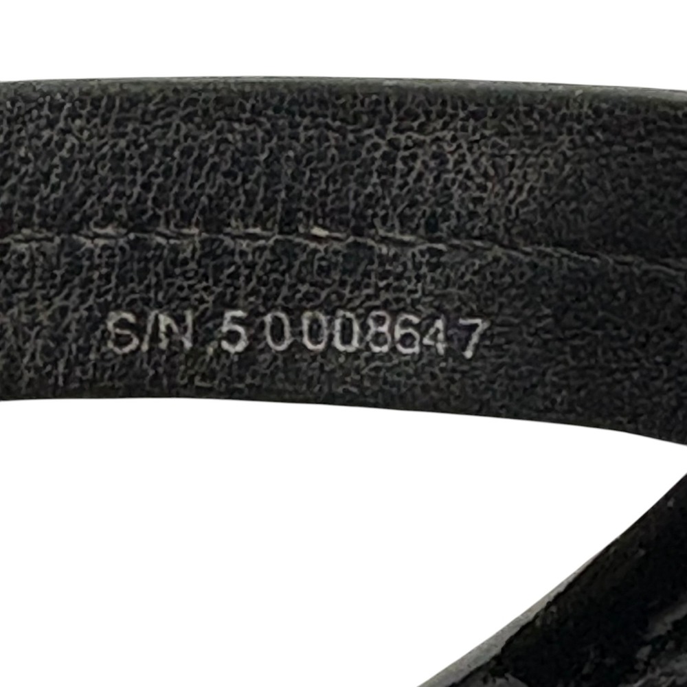 Tory Burch Miller Patent Leather Sandals Womens 10 Black Thong Logo - Picture 10 of 10